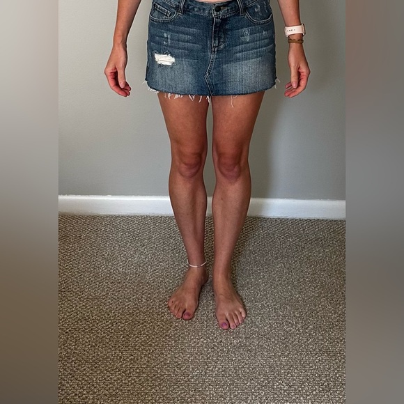 Forever 21 denim mini skirt - Picture 1 of 4